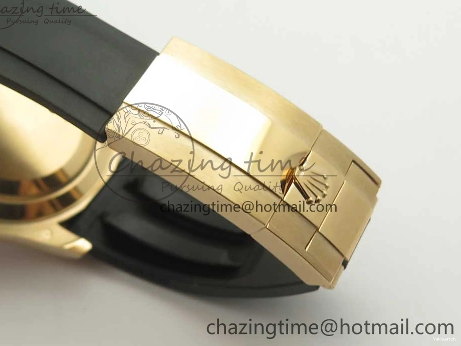 Noob Extra Edition (Free Black Strap) Yacht-Master Rubber 904L On Strap 116695SATS 40 Best 1:1 Case 1231